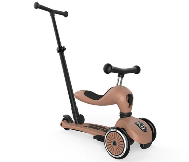 Scoot & Ride Highwaykick 1 Push and Go 2w1 Jeździk i hulajnoga Mocha - 1356966 - zdjęcie 3